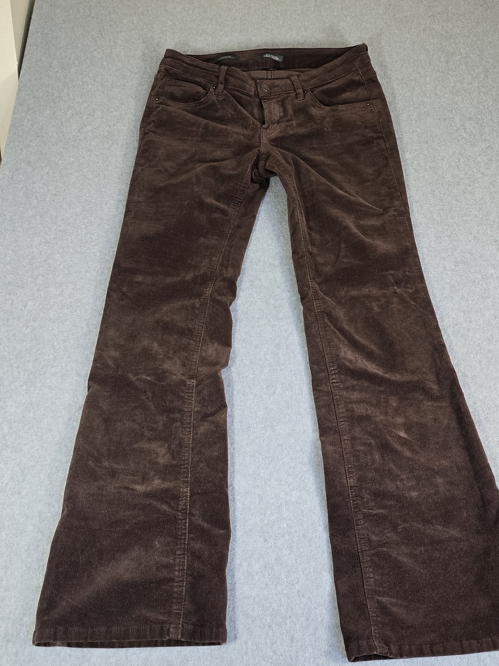 Wild Fable Brown Corduroy Low Rise Flare Pants Size 4 Y2K